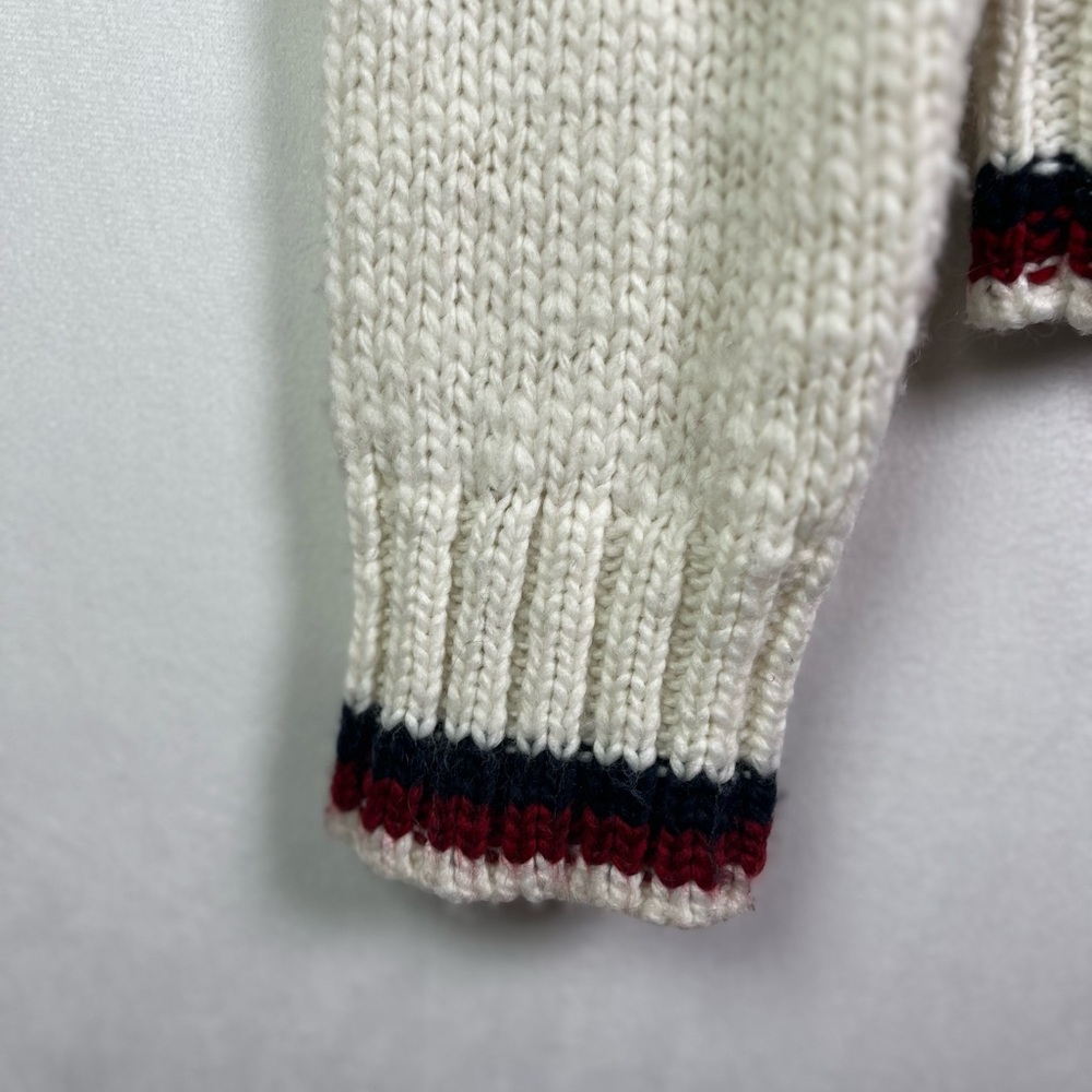American Eagle Outfitters Women’s Large Fair Isle Chunky Knit Wool Blend Sweater - Picture 4 of 9